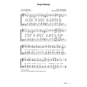 Produktbild des Artikels Singt Halleluja / Singt Hallelujah (Noten - Download)