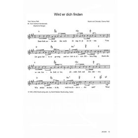Produktbild des Artikels Wird er dich finden / Will He Find You (Noten - Download)