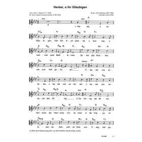 Produktbild des Artikels Herbei, o ihr Gläubigen (Noten - Download)