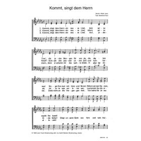 Produktbild des Artikels Kommt, singt dem Herrn (Noten - Download)