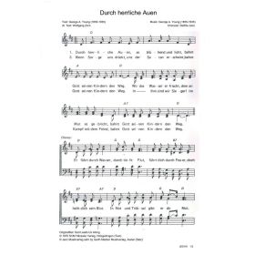 Produktbild des Artikels Noten - Download Durch herrliche Auen / God Leads Us Along