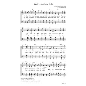 Produktbild des Artikels Weil er mich so liebt / My Wonderful Lord (Noten - Download)