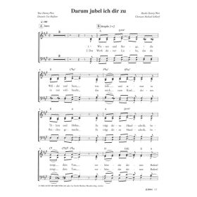 Produktbild des Artikels Darum jubel ich dir zu / Stand here and rejoice (Noten - Download)