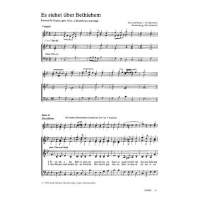 Produktbild des Artikels Es stehet über Bethlehem (Noten - Download)