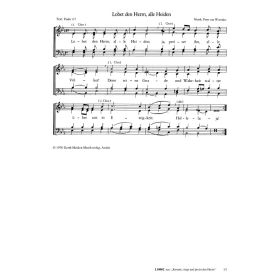Produktbild des Artikels Noten - Download Lobet den Herrn, alle Heiden