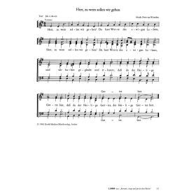 Produktbild des Artikels Herr, zu wem sollen wir gehen (Noten - Download)
