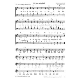 Produktbild des Artikels Noten - Download Ich liege und schlafe