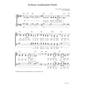 Produktbild des Artikels Noten - Download In dieser wundersamen Nacht