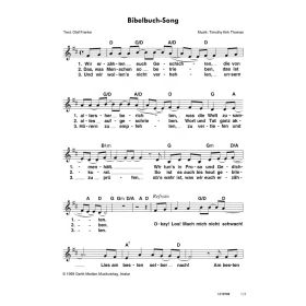 Produktbild des Artikels Bibelbuch-Song (Noten - Download)