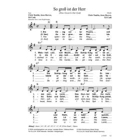 Produktbild des Artikels Noten - Download So groß ist der Herr / How Great Is Our God