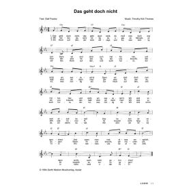 Produktbild des Artikels Das geht doch nicht (Noten - Download)