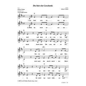 Produktbild des Artikels Noten - Download Du bist ein Geschenk