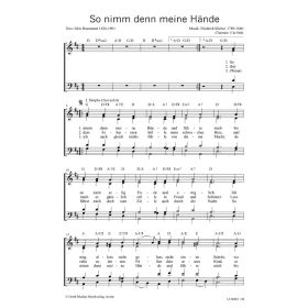 Produktbild des Artikels Noten - Download So nimm denn meine Hände