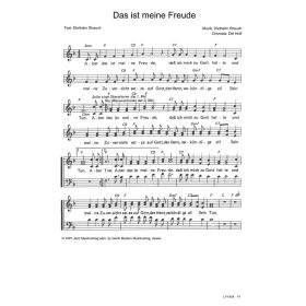 Produktbild des Artikels Das ist meine Freude (Noten - Download)