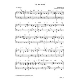 Produktbild des Artikels Für den König (Noten - Download)