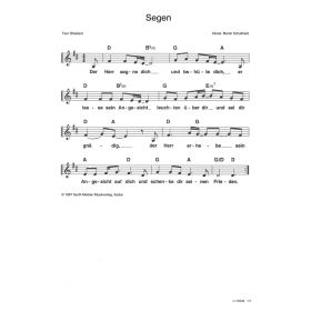 Produktbild des Artikels Noten - Download Segen