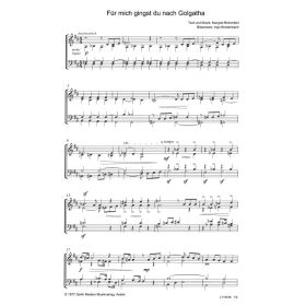 Produktbild des Artikels Noten - Download Für mich gingst du nach Golgatha