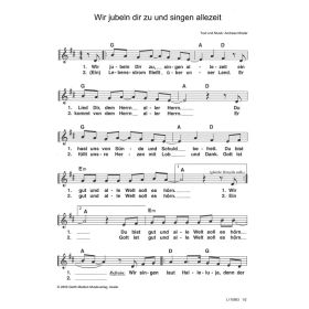 Produktbild des Artikels Wir jubeln dir zu und singen allezeit (Noten - Download)