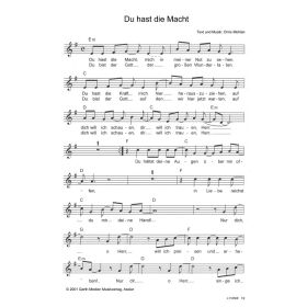 Produktbild des Artikels Noten - Download Du hast die Macht