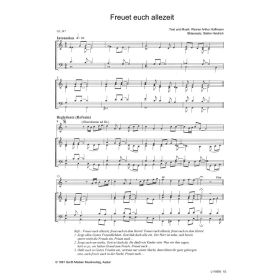 Produktbild des Artikels Noten - Download Freuet euch allezeit