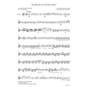 Produktbild des Artikels Bleibend ist deine Treu / Great is thy Faithfulness (Violine II) (Noten - Download)