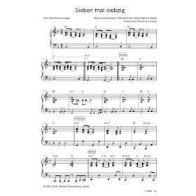 Produktbild des Artikels Noten - Download Sieben mal siebzig