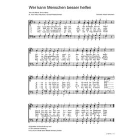 Produktbild des Artikels Wer kann Menschen besser helfen / All that thrills my soul (Noten - Download)