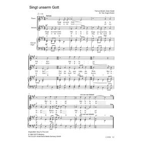 Produktbild des Artikels Singt unserm Gott / Sing To The Lord (Noten - Download)