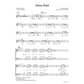Produktbild des Artikels Diese Stadt / The Glory of your Name (Noten - Download)
