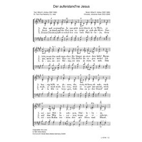 Produktbild des Artikels Der auferstand'ne Jesus / He Lives (Noten - Download)