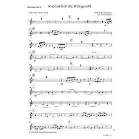 Produktbild des Artikels Noten - Download Also hat Gott die Welt geliebt (Klarinette in B)