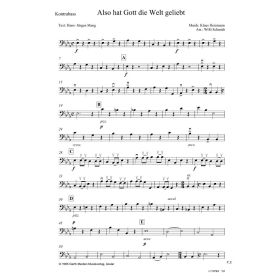 Produktbild des Artikels Noten - Download Also hat Gott die Welt geliebt (Kontrabass)
