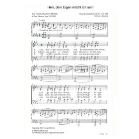 Produktbild des Artikels Herr, dein Eigen möcht ich sein / With Thy Spirit Fill Me (Noten - Download)