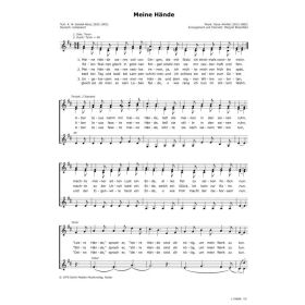 Produktbild des Artikels Meine Hände (Noten - Download)