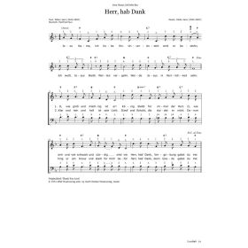 Produktbild des Artikels Herr, hab Dank / Thank You Lord (Noten - Download)