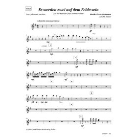 Produktbild des Artikels Noten - Download Es werden zwei auf dem Felde sein (Flöte)