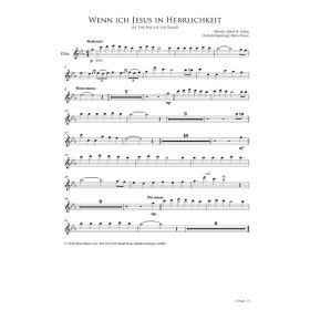 Produktbild des Artikels Wenn ich Jesus in Herrlichkeit / At the End of the Road (Noten - Download)
