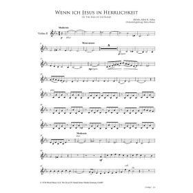 Produktbild des Artikels Wenn ich Jesus in Herrlichkeit / At the End of the Road (Noten - Download)