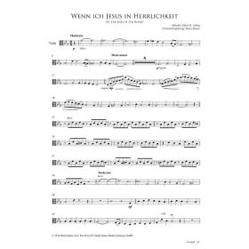 Produktbild des Artikels Wenn ich Jesus in Herrlichkeit / At the End of the Road (Noten - Download)