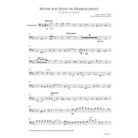 Produktbild des Artikels Wenn ich Jesus in Herrlichkeit / At the End of the Road (Noten - Download)