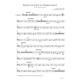 Produktbild des Artikels Wenn ich Jesus in Herrlichkeit / At the End of the Road (Noten - Download)