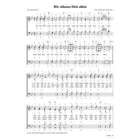Produktbild des Artikels Wir rühmen dich allein (Noten - Download)