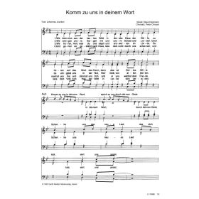 Produktbild des Artikels Noten - Download Komm zu uns in deinem Wort