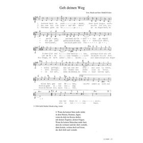 Produktbild des Artikels Noten - Download Geh deinen Weg