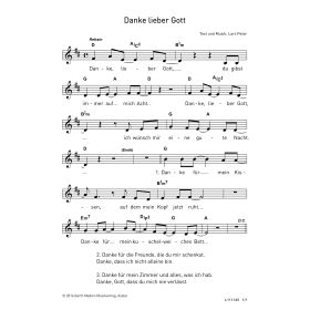 Produktbild des Artikels Noten - Download Danke lieber Gott