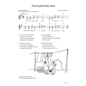 Produktbild des Artikels Ouvre grand les yeux / Mach die Augen auf (Noten - Download)