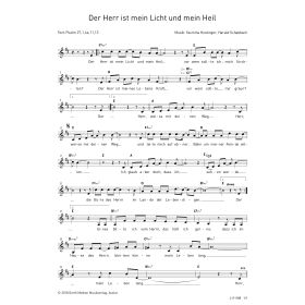 Produktbild des Artikels Noten - Download Der Herr ist mein Licht und mein Heil