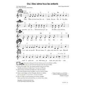 Produktbild des Artikels Oui, Dieu aime tous les enfants / Ja, Gott hat alle Kinder lieb (Noten - Download)