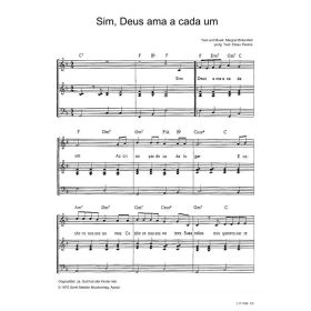Produktbild des Artikels Sim, Deus ama a cada um / Ja, Gott hat alle Kinder lieb (Noten - Download)