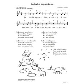 Produktbild des Artikels La brebis trop curieuse / Ein kleines, wildes Schäfchen (Noten - Download)